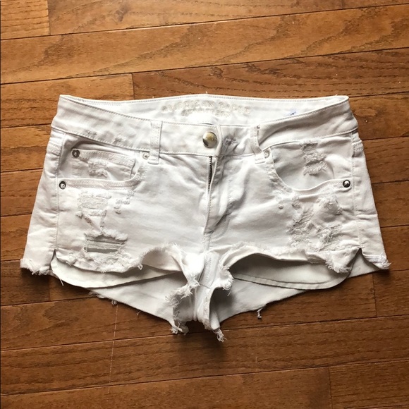 American Eagle Outfitters Pants - White jean shorts!
